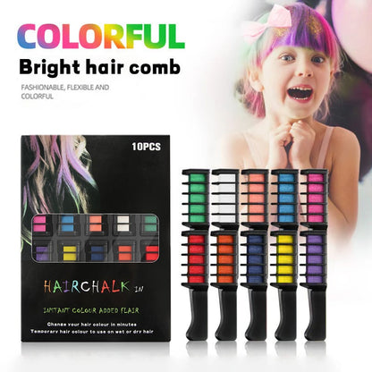 Colorful Hair Dye Applicator Comb Set 10 Pack - Befez