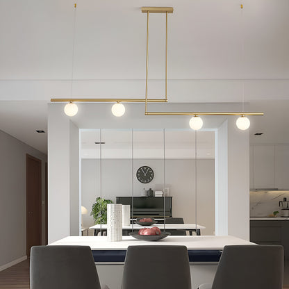 Modern Glass Linear Pendant Light