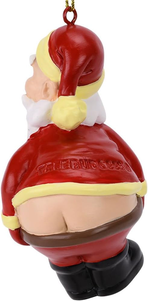 Quirky Christmas Tree Ornament - Funny Santa