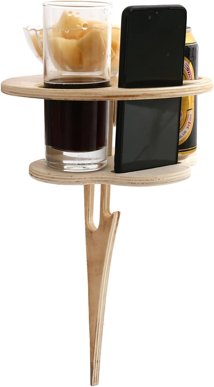 Compact Folding Wine Table Setter