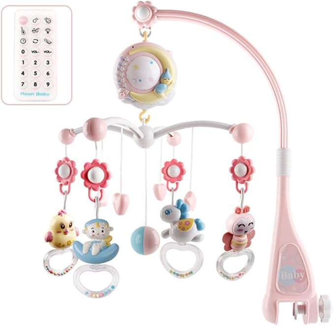 Soothing Baby Mobile with Music and Night Light