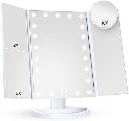 Portable LED Folding Vanity Mirror - Befez