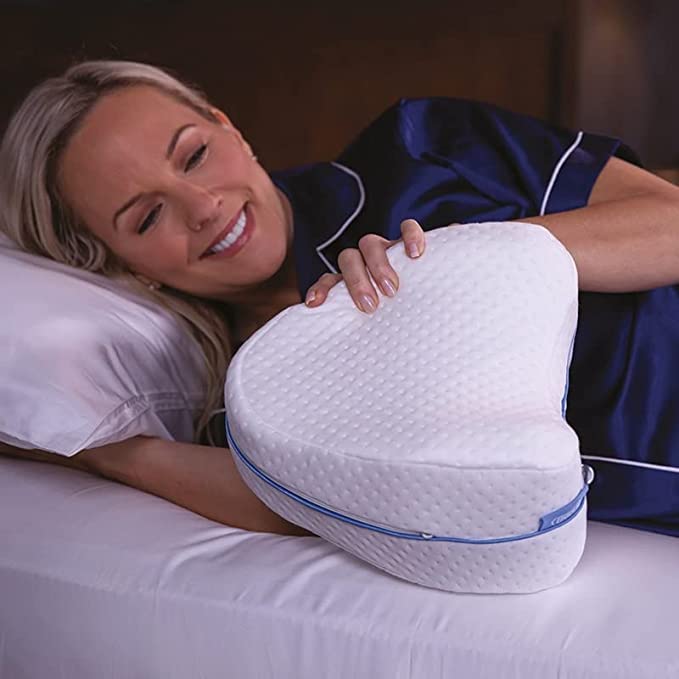 Contoured Leg Pillow for Ultimate Sleeping Comfort