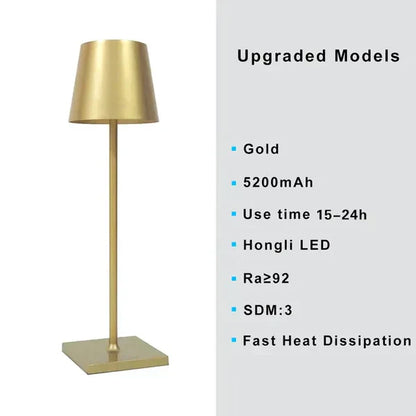 Versatile Metal Desk Lamp for Home Office