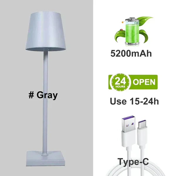 Versatile Metal Desk Lamp for Home Office