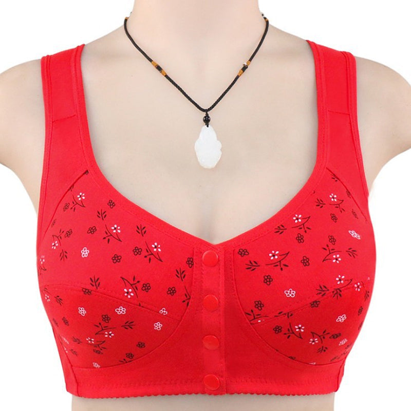 Soft Front Closure Supportive Bra