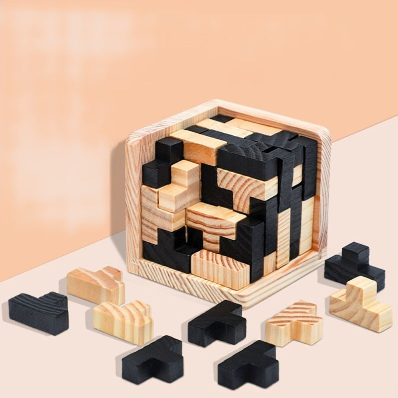 Classic Wooden Puzzle Brain Game - Befez