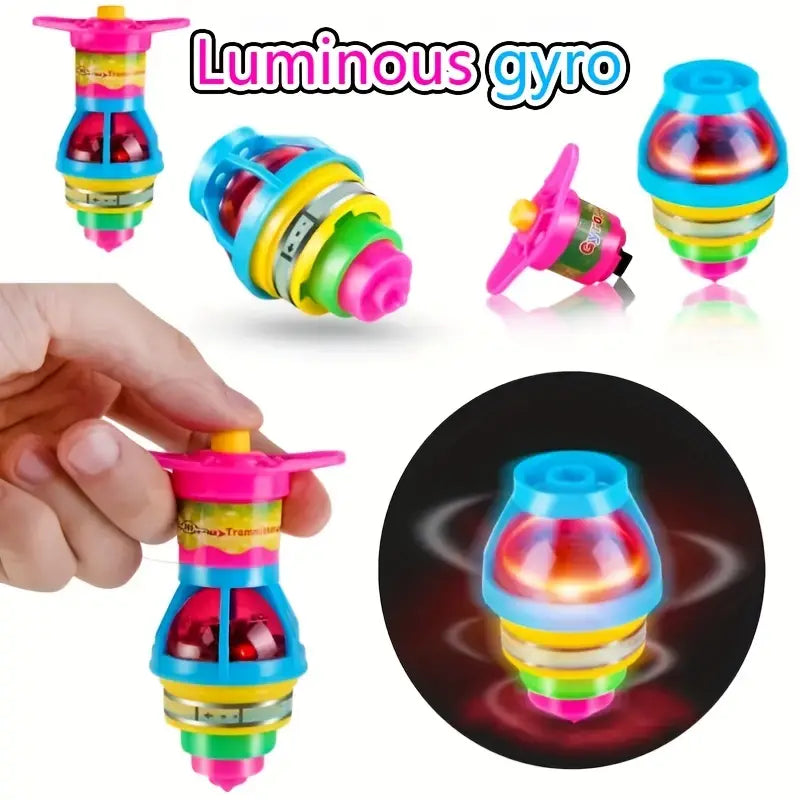 Colorful LED Spinning Top Toy