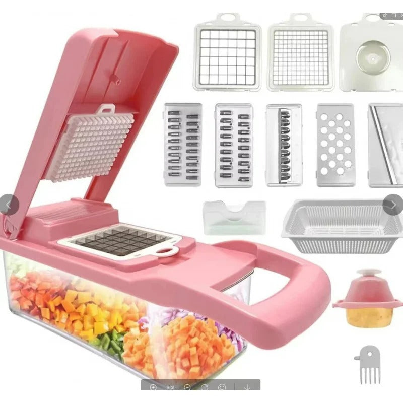 Easy Vegetable Chopper 14-Piece Kitchen Slicer Set - Befez