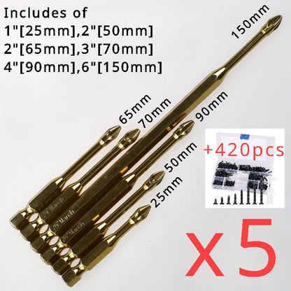 Strong Magnetic Screwdriver Bit Set