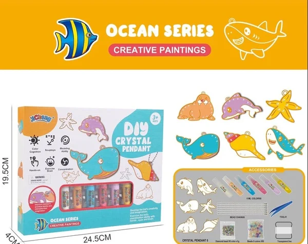 Befez | SparkleCharm | Kids Crystal Necklace Making Kit