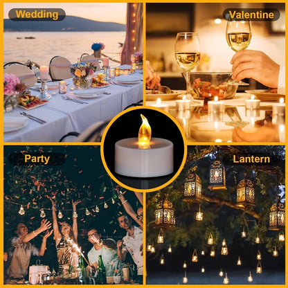 Warm LED Candle Lights