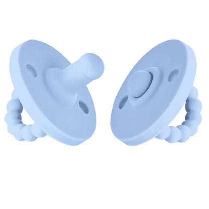 Soft Baby Pacifier with Teether Handle, BPA Free
