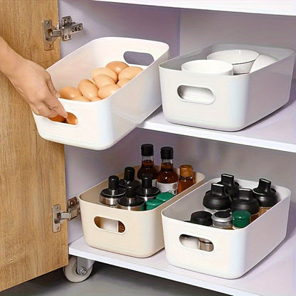 Practical Storage Bins - Set of 4 Home Organization Containers