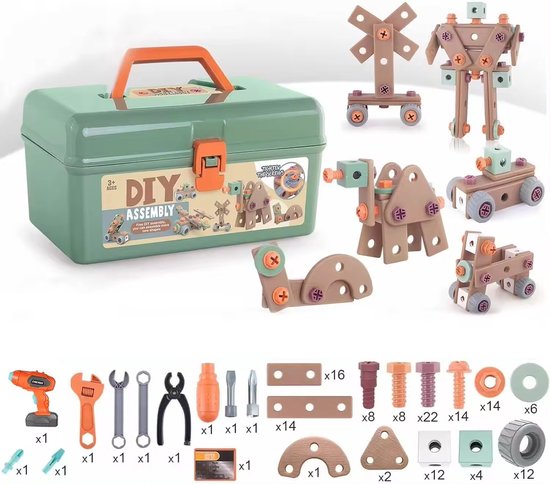 Kids Ultimate Building Tool Kit Set