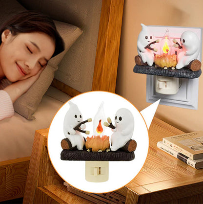 Cozy Electric Fireplace Lamp