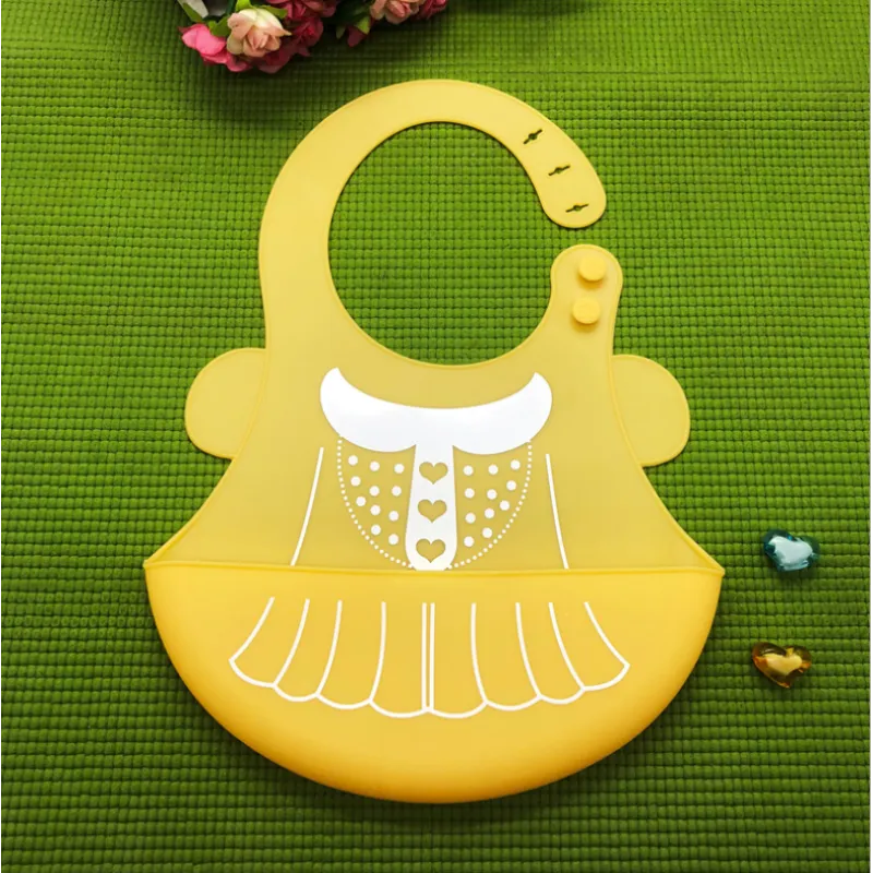 Soft Baby Bibs – Cute Animal Silicone Feeding Bib Set