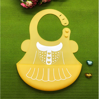 Soft Baby Bibs – Cute Animal Silicone Feeding Bib Set