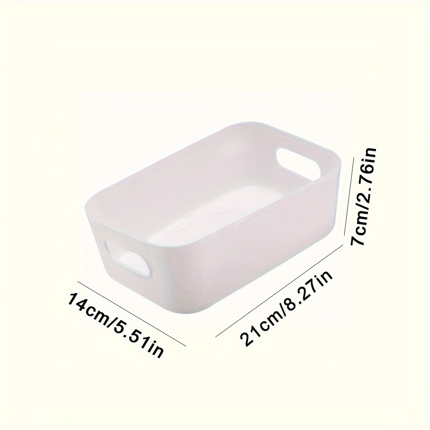 Practical Storage Bins - Set of 4 Home Organization Containers