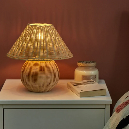 Stylish Woven Desk Lamp