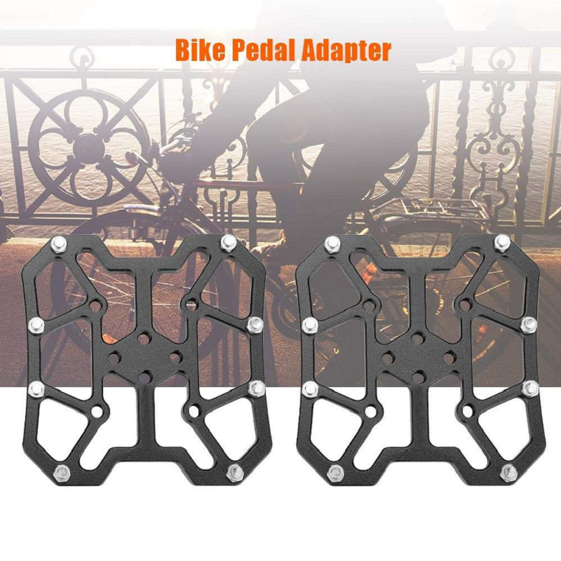Durable Bike Pedal Adapters No Clips