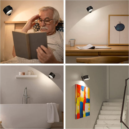 Circular Wireless LED Wall Lamp