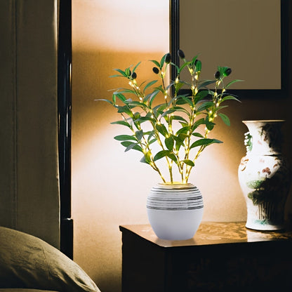 Stylish Green Leaf LED Desk Lamp