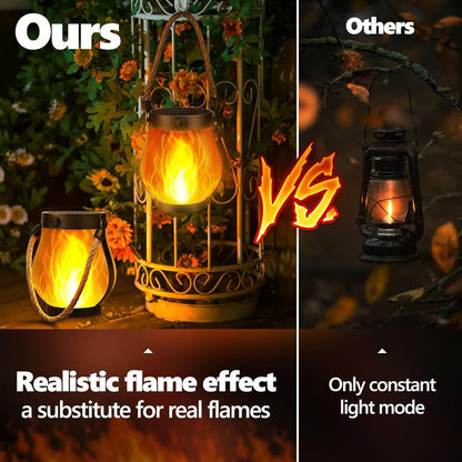Warm Ambient Flame Table Lamp