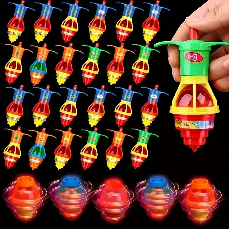 Colorful LED Spinning Top Toy