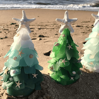 Handcrafted Sea Glass Christmas Ornament