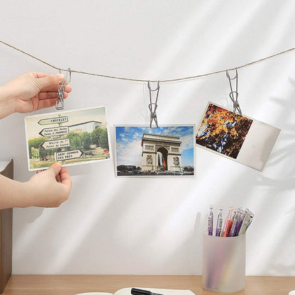 Durable Metal Wall Mount Clip with Hook