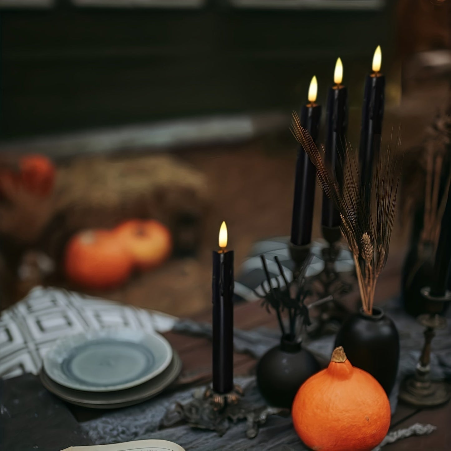 Warm Ambient Flameless LED Candles with Remote Control