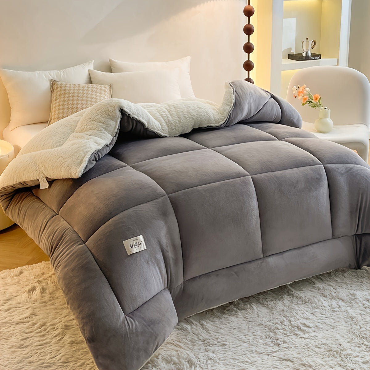 Cozy Cabin Plush Fleece Blanket