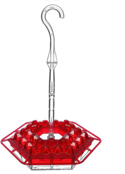 Outdoor Bird Feeder with 30 Ports, Ant Blocker, UV Protection