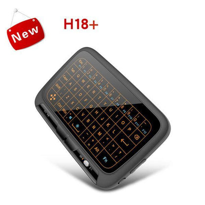 Compact LED Wireless Mini Keyboard with Touchpad