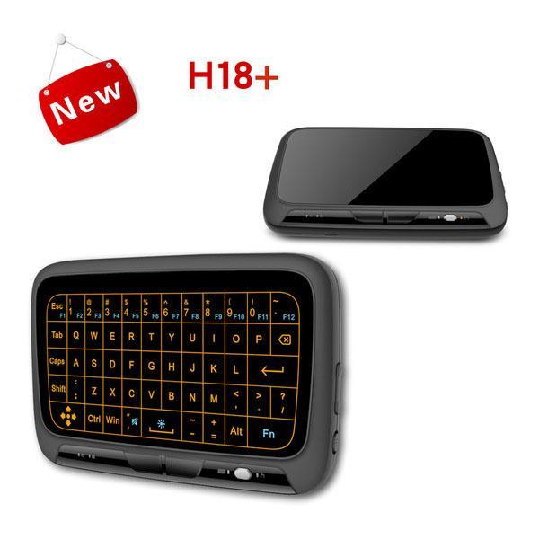 Compact LED Wireless Mini Keyboard with Touchpad