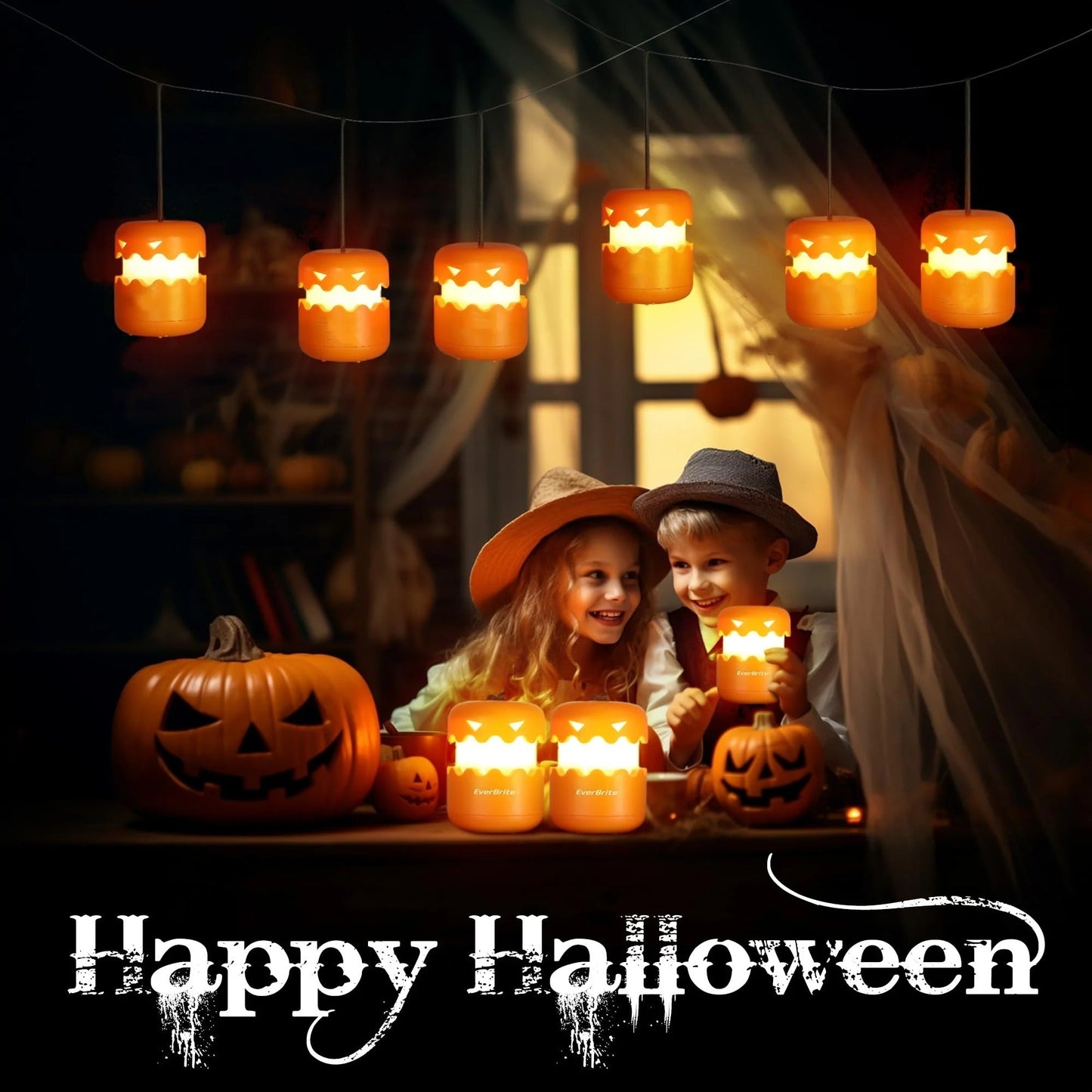 Spooky Halloween String Lamp