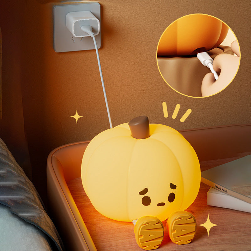 Cozy Pumpkin Table Lamp