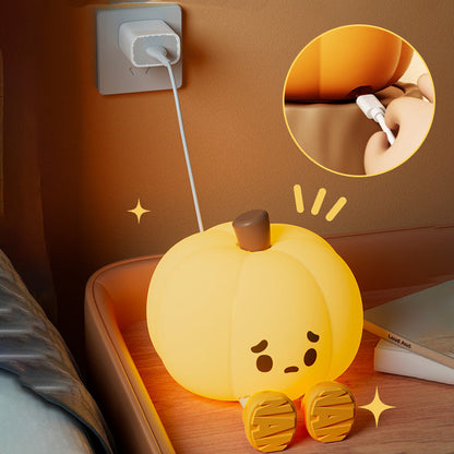 Cozy Pumpkin Table Lamp