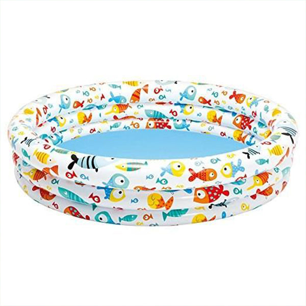 Colorful Inflatable Baby Pool Set with Ring and Ball