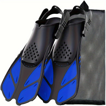 Compact Snorkel Fins for Travel & Recreation