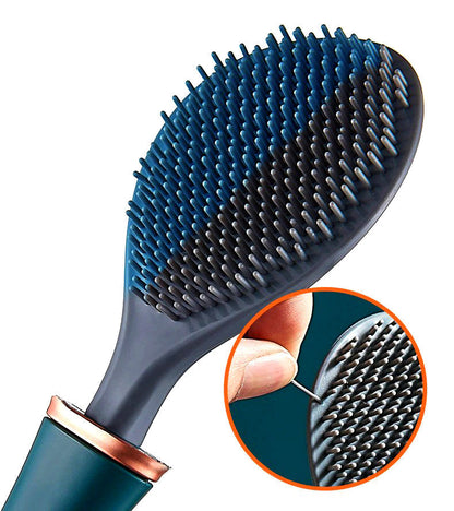 Compact Silicone Toilet Brush for Bathroom Cleaning