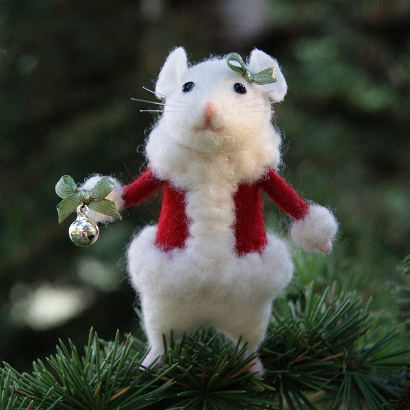 Spooky Felt Rat Decor Ornament
