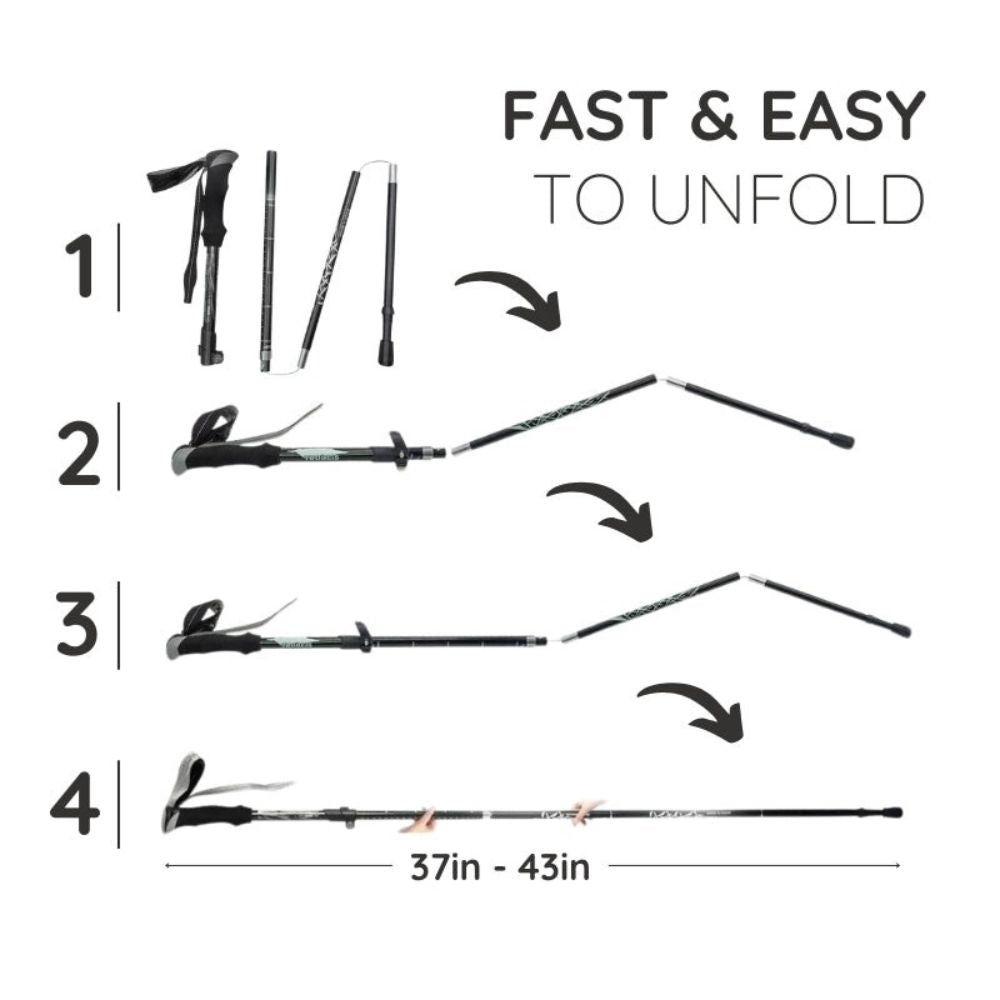 Compact Folding Trekking Pole