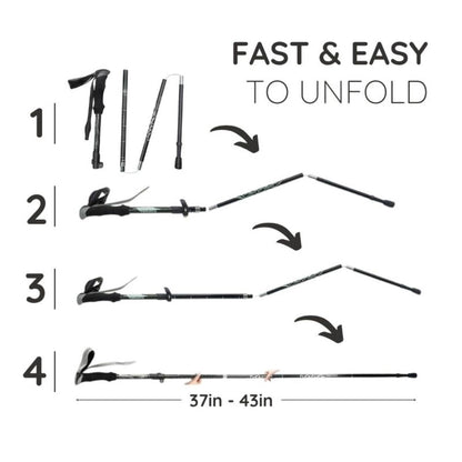 Compact Folding Trekking Pole