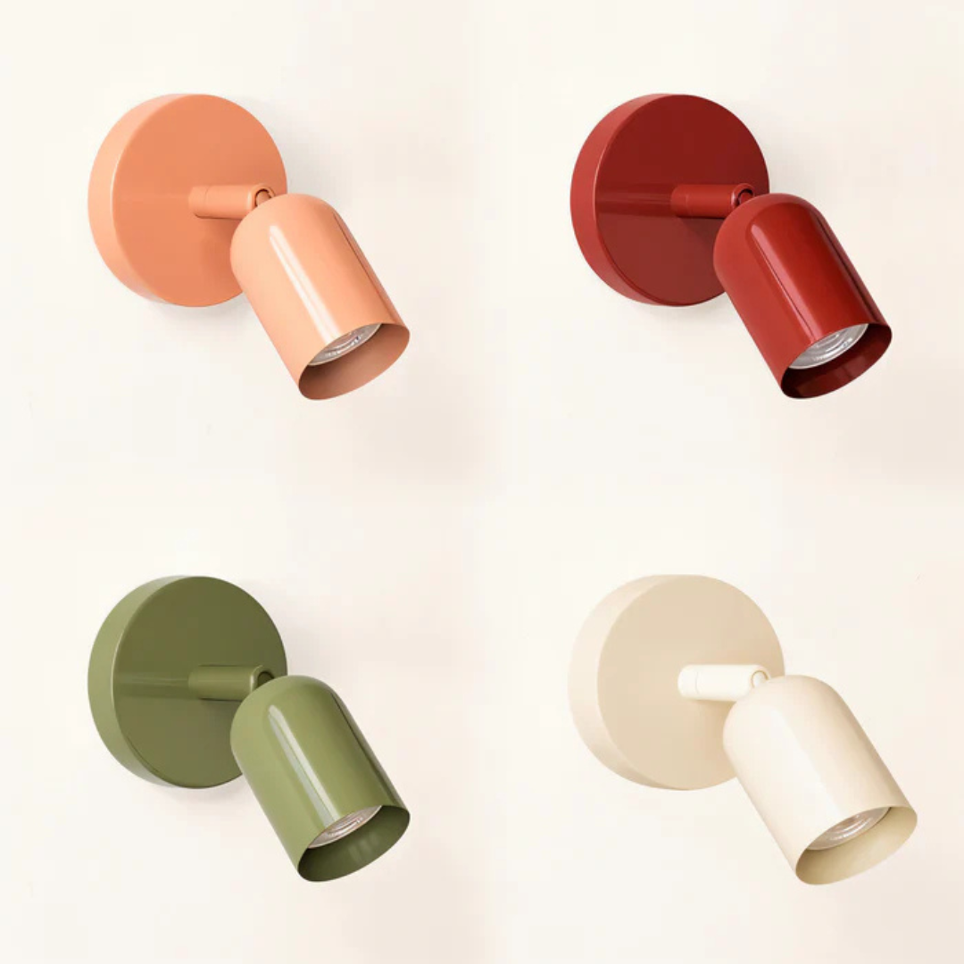 Simple White Macaron LED Wall Light