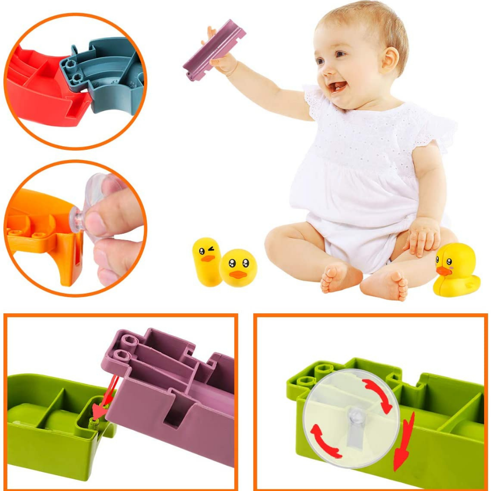 Colorful Kids DIY Bath Time Play Set