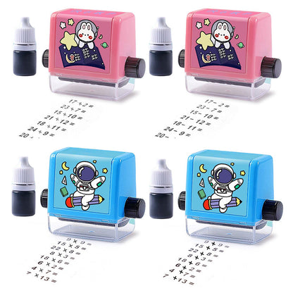 Fun Math Stamp for Kids Learning Tables