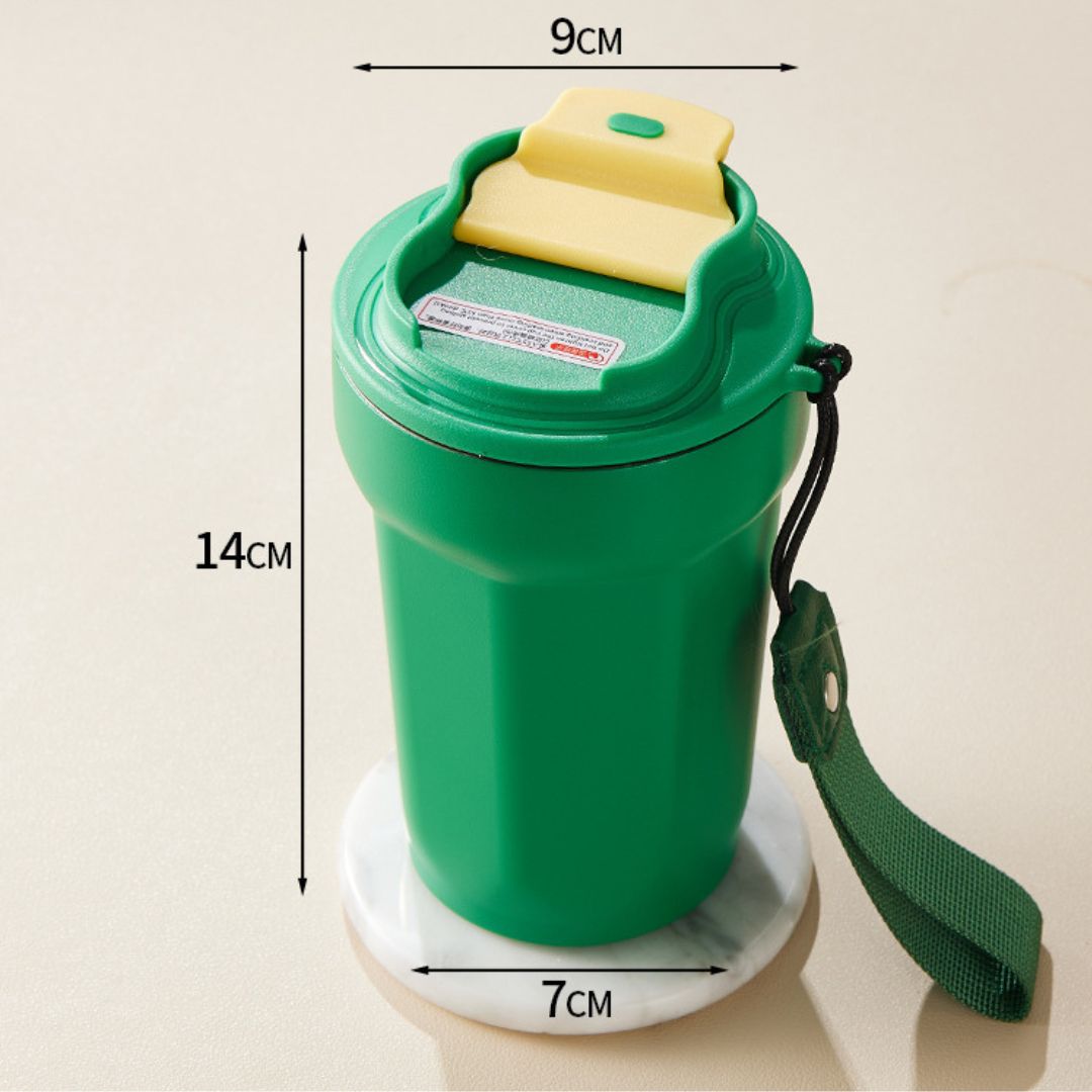 Insulated Stainless Steel Smart Coffee Mug 450ml