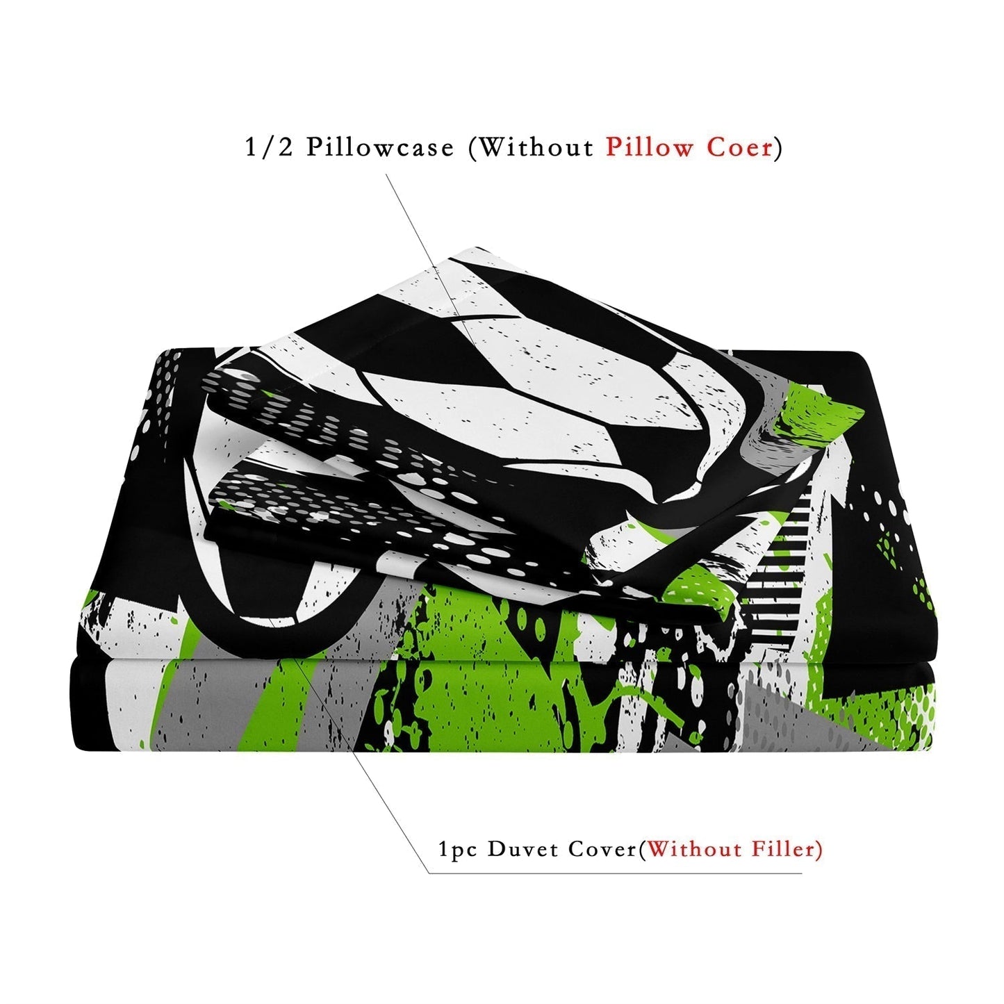 Befez | Fun Soccer Boys Bedding Set
